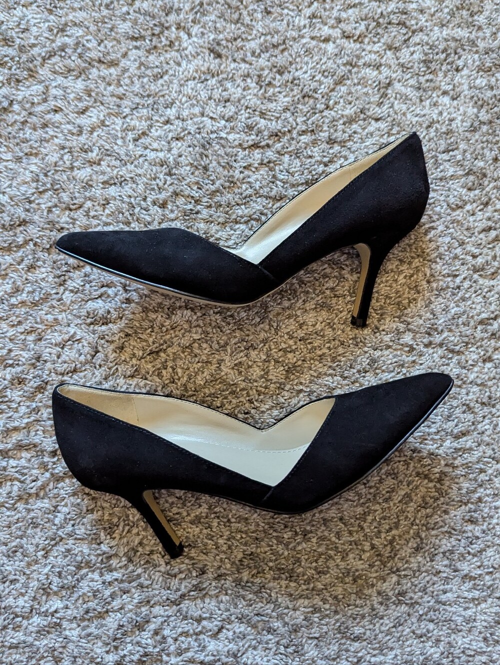 Marc Fisher Tuscany Pump Heels, Black Suede